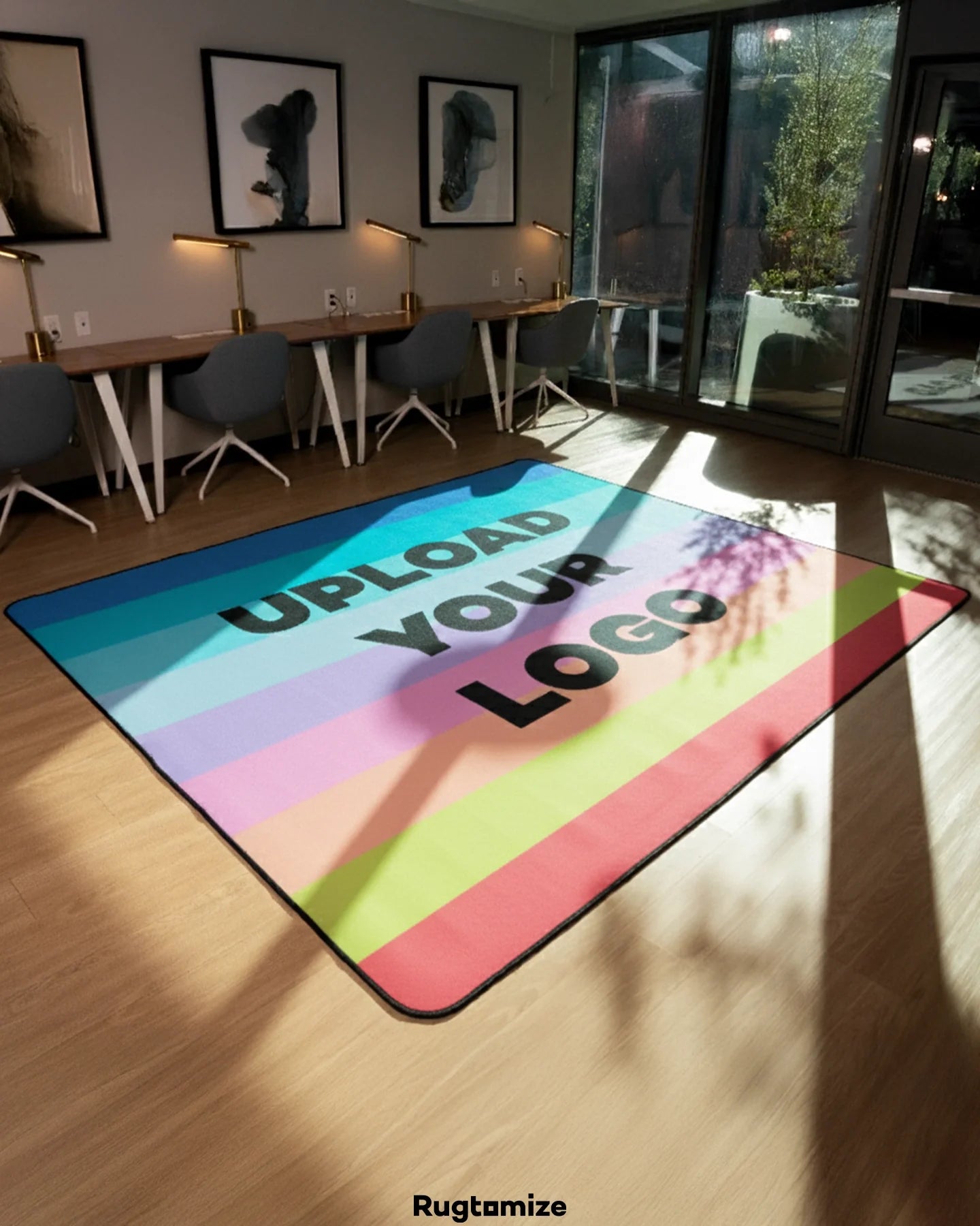 Custom Rug Washable Backing Flannel Fleece Holiday Theme Personalized Photo Design | Rug Cleaning | PrintToucan - PrintToucanChrismas Gift