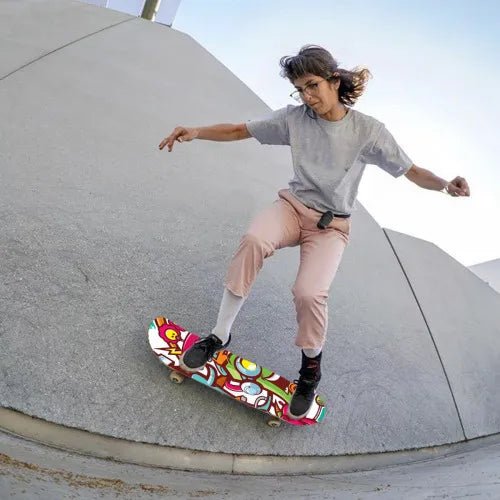 Custom Skateboarding Sticker Valentine Polyester Personalized Image Text Grip PrintToucan - PrintToucanValentine's Day GiftsPrinttoucan-13.8x15.7inch(35x40)cm-8