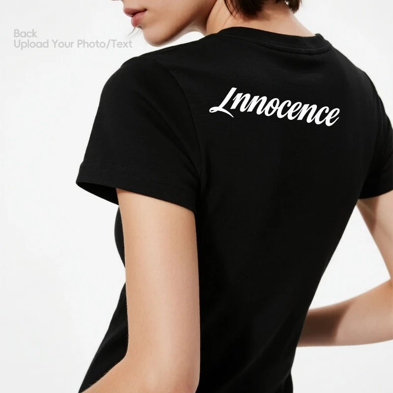 Custom Tee 230g Cotton Short Sleeve Photo Upload Friendship PrintToucan