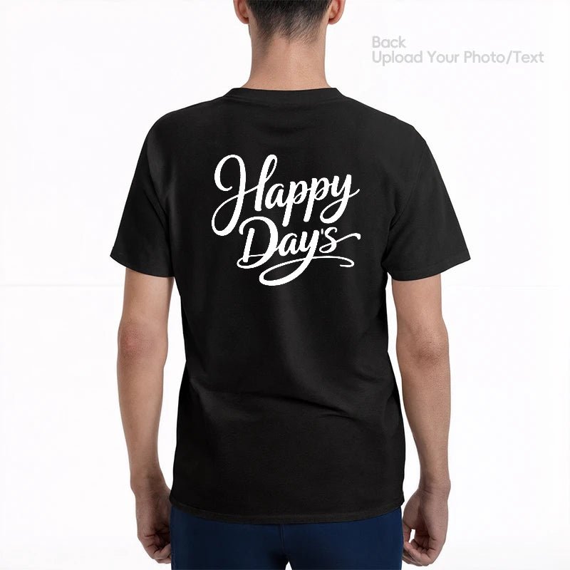 Custom Tee 230g Cotton Short Sleeve Photo Upload Travel PrintToucan