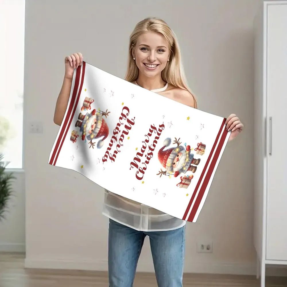 Custom Towel 3pcs Strong Absorbent Polyester Personalized Photo Text Home Decor PrintToucan - PrintToucanHome DecorPrinttoucan-13.8 x 29.5 in (35 x 75 cm)