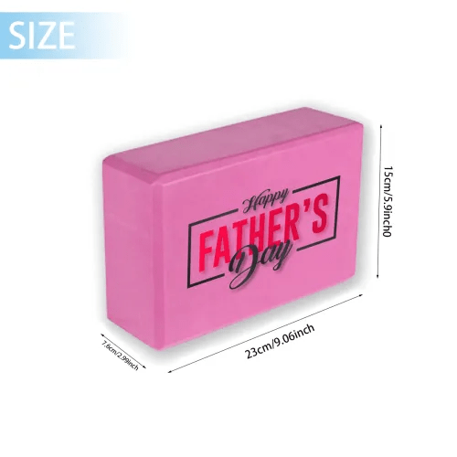 Custom Yoga Brick Valentine EVA Material Personalized Image Text Yoga Support PrintToucan - PrintToucanValentine's Day GiftsPrinttoucan-13.8x15.7inch(35x40)cm-8