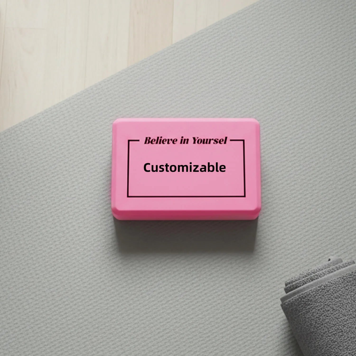 Custom Yoga Brick Valentine EVA Material Personalized Image Text Yoga Support PrintToucan - PrintToucanValentine's Day GiftsPrinttoucan-13.8x15.7inch(35x40)cm-8