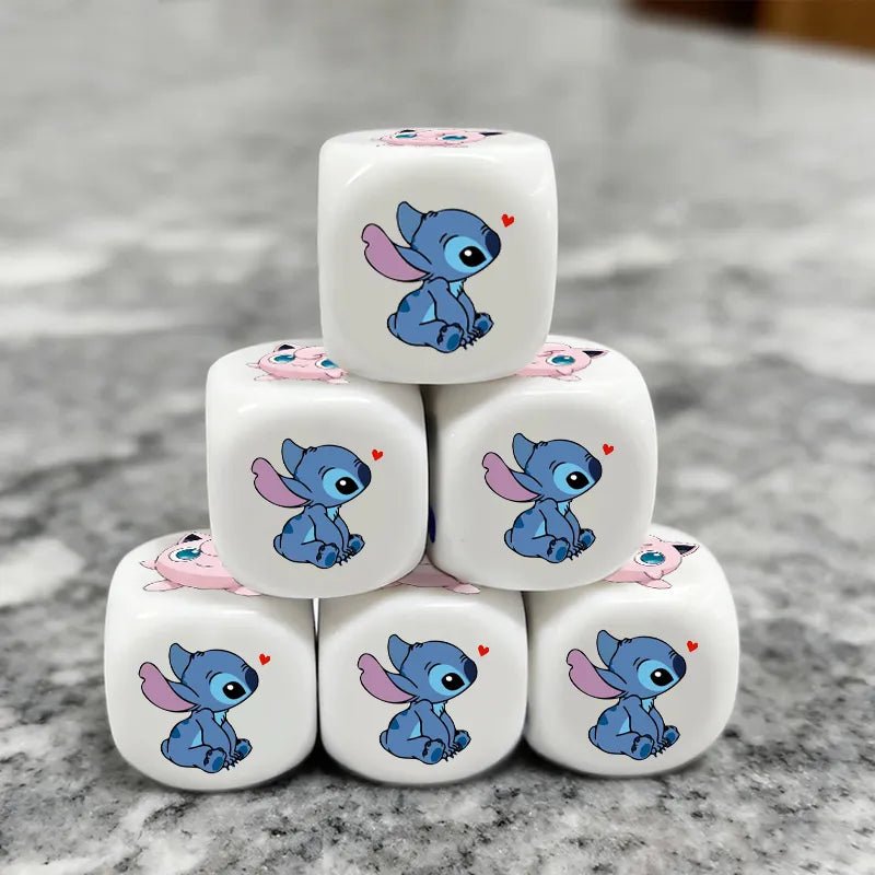 Dice Acrylic 10pcs set Owl & Anime Pet Art | Fun Collectible Gift | Personalized Gift | PrintToucan - PrintToucanGame