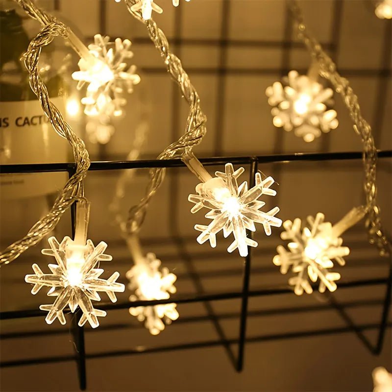 Light Strip 6m Courtyard Light Strip Snowflake Warm Glow Christmas Home Decor Cozy Holiday Style PrintToucan - PrintToucanChrismas Gift