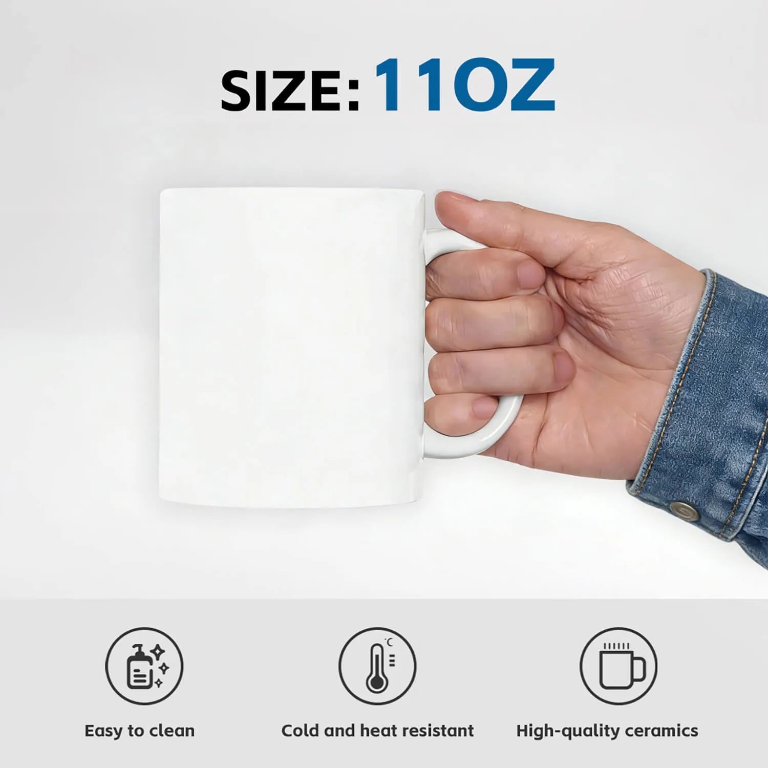 St. Patrick's Day Mug Happy Go Lucky Plaid Shamrock Clover Green Sparkle Ceramic Coffee Tea Cup Holiday Gift For Home Kitchen Decor PrintToucan - PrintToucanSt. Patrick’s DayPT-MUG-11OZ-LOVERS