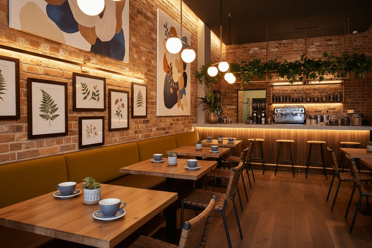 18 Restaurant Wall Art Ideas That Customers Actually Remember - PrintToucan
