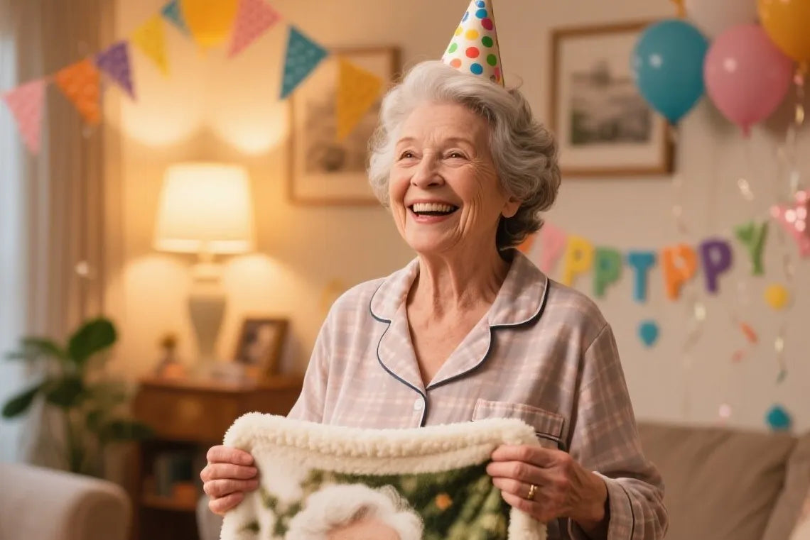 What are some gift ideas for a mom's 70th birthday?