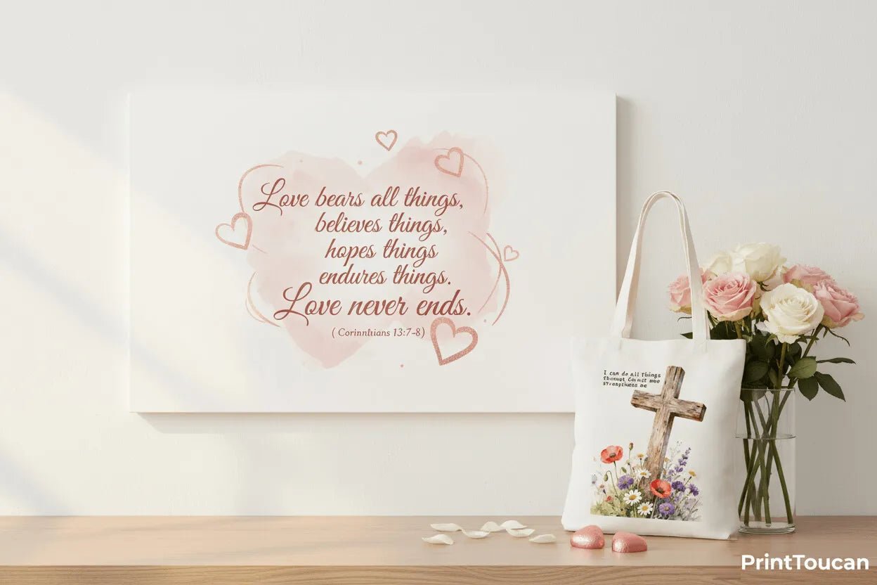 Custom Bible Verse Wall Art: The Ultimate Personalized Gift for Faith & Home - PrintToucan