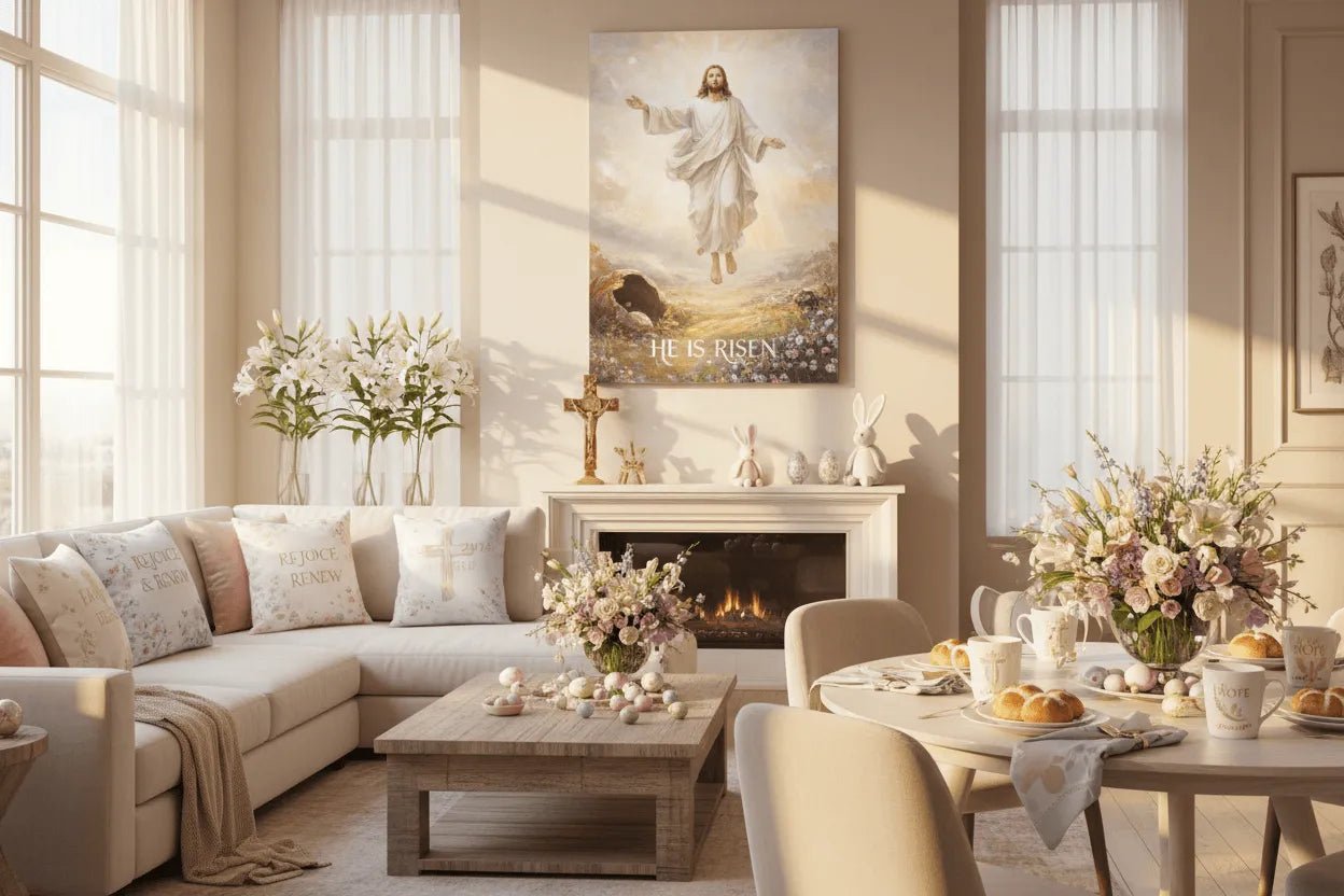 Easter 2026 Home Refresh: Decorating with Faith & Personalized Canvas Prints - PrintToucan