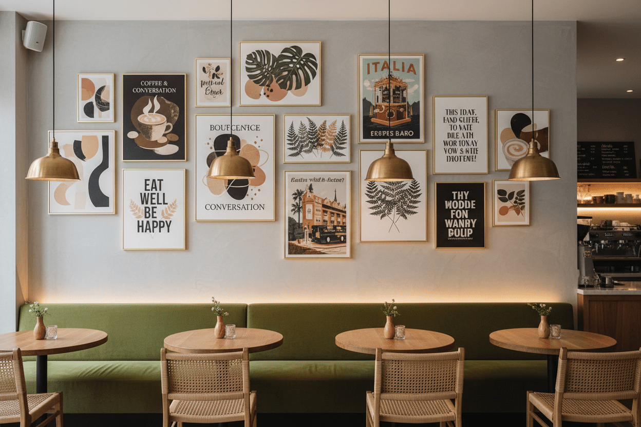 The Most Popular Wall Art Ideas for Cafés & Restaurants - PrintToucan