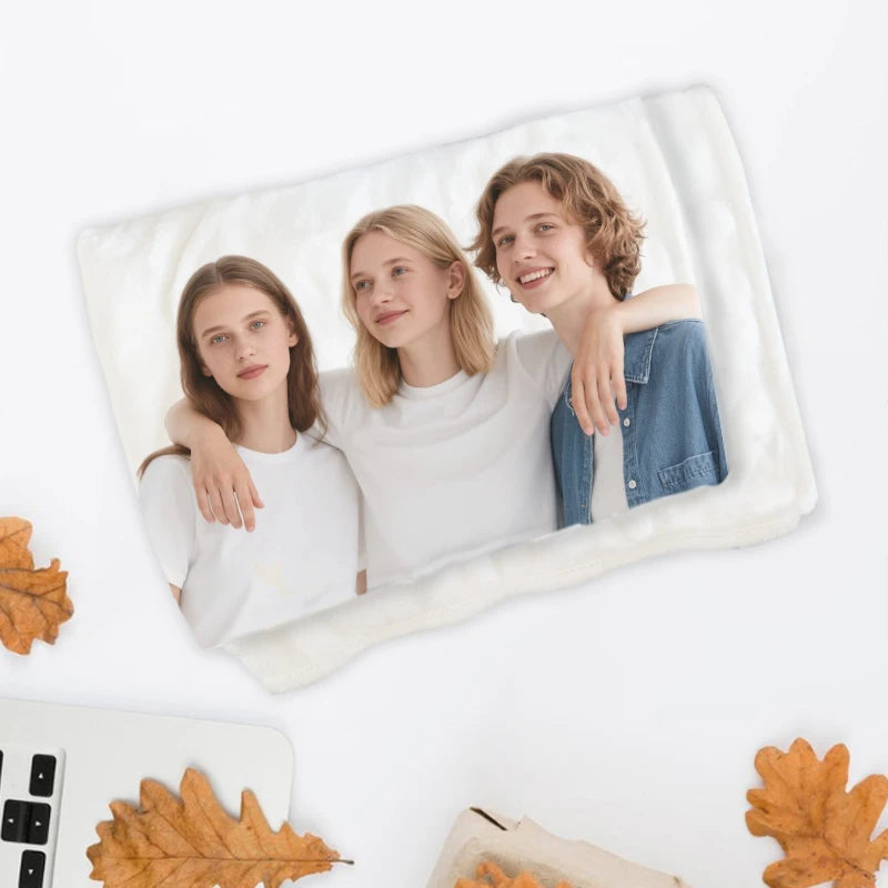 Custom Blankets Flannel with Your Photo for Friendship PrintToucan