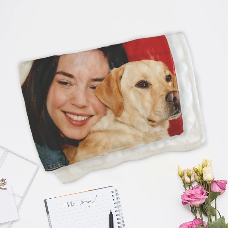 Custom Blankets Personalized Pet Photo Blanket PrintToucan