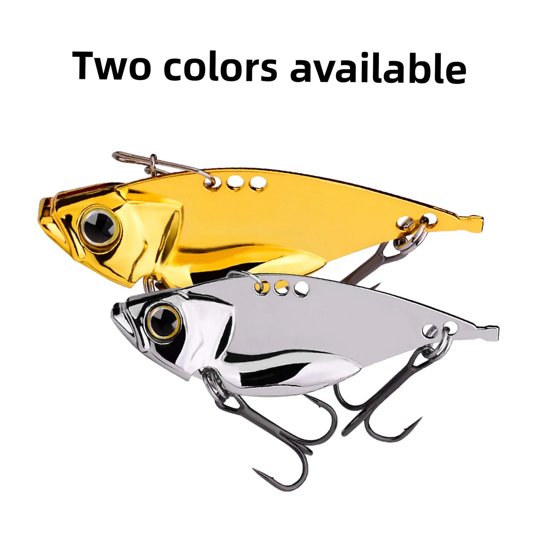 Custom Sinking Zinc Alloy VIB Fishing Lure with Sharp Treble Hooks – Personalized Text Valentine’s Day Fishing Gift for Anglers | PrintToucan