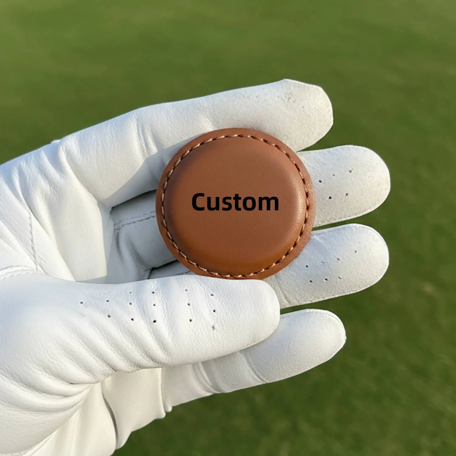 Custom Golf Ball Marker Clip Valentine’s Day Leather Personalized Image Text Golf Marker Clip PrintToucan