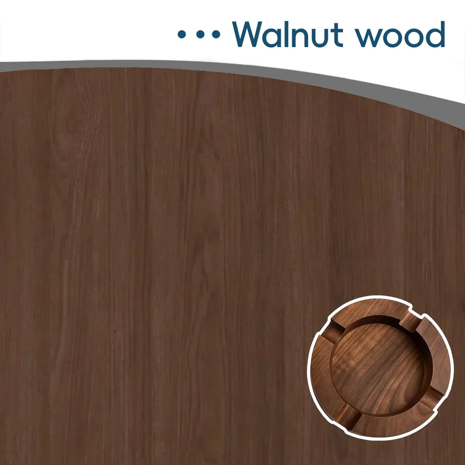 Custom Walnut Ashtray Valentine Day Gift Walnut Personalized Name Home Decor PrintToucan