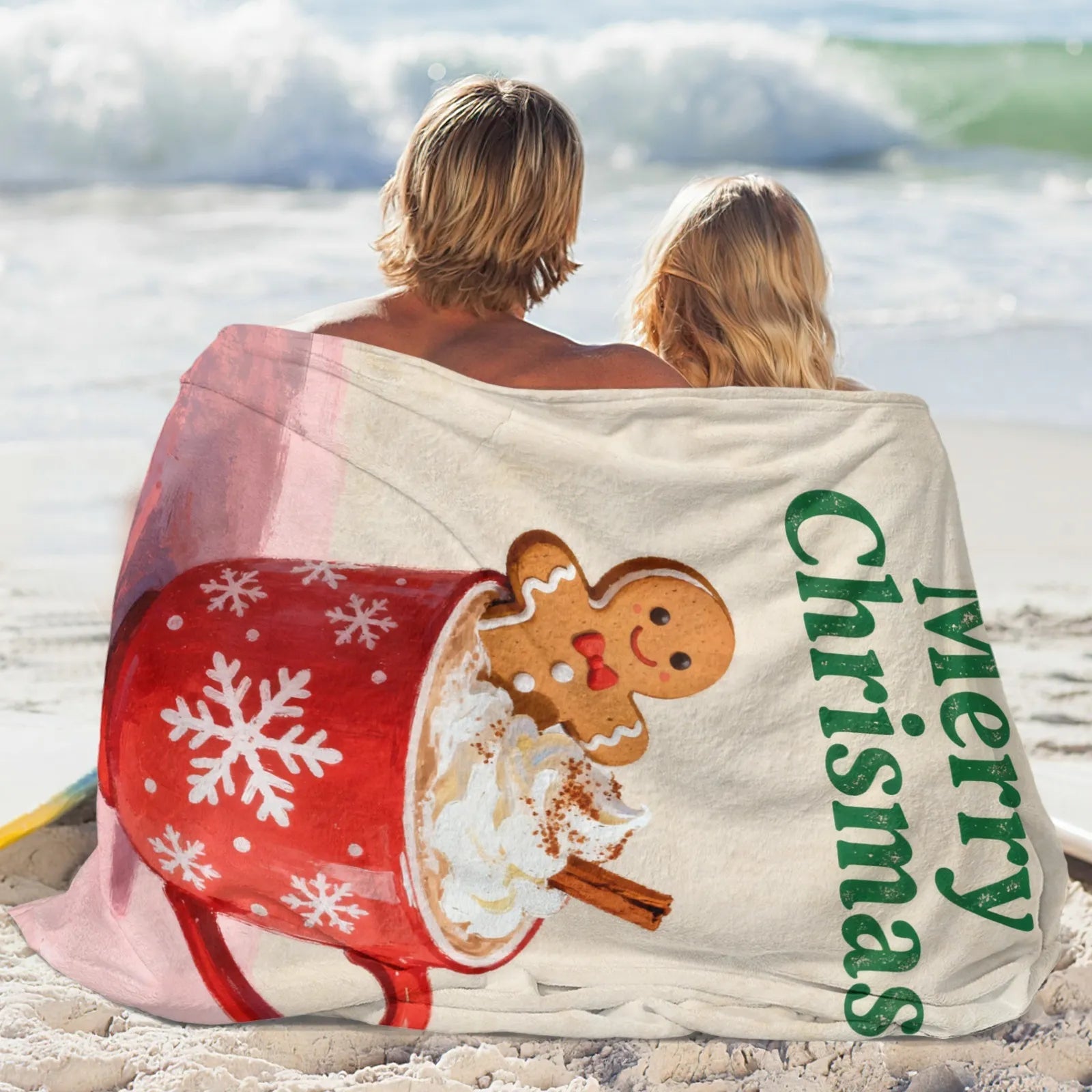 Blankets 1150g Flannel Christmas Holiday Cozy Home Decor Weighted Blanket Baby Blanket PrintToucan - PrintToucanChrismas Gift150cm x 200cm/60"x80"