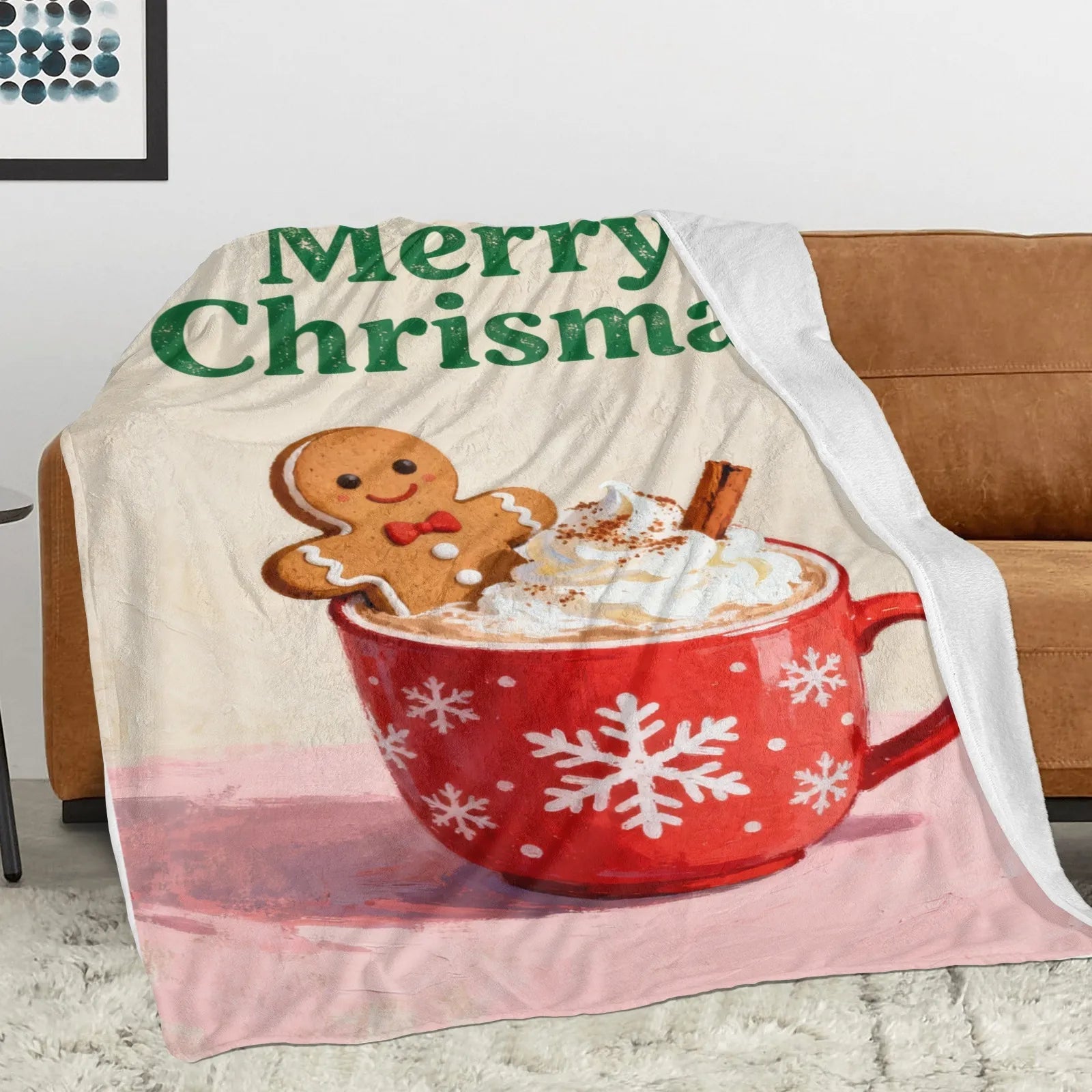 Blankets 1150g Flannel Christmas Holiday Cozy Home Decor Weighted Blanket Baby Blanket PrintToucan - PrintToucanChrismas Gift150cm x 200cm/60"x80"