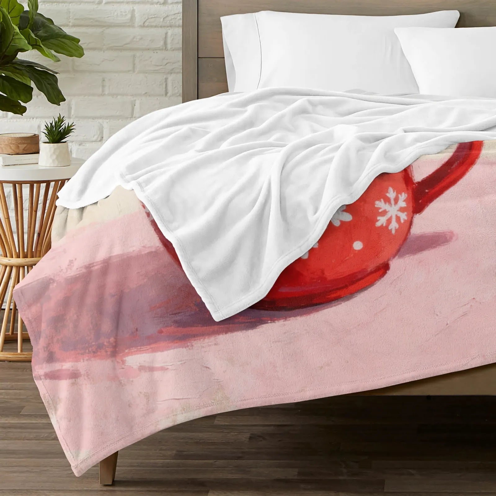 Blankets 1150g Flannel Christmas Holiday Cozy Home Decor Weighted Blanket Baby Blanket PrintToucan - PrintToucanChrismas Gift150cm x 200cm/60"x80"