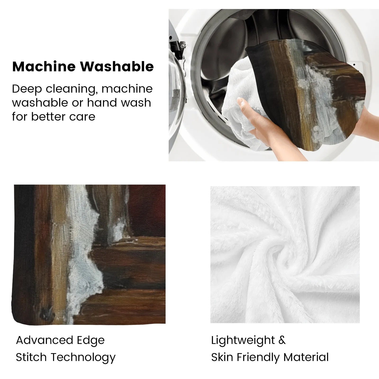 Blankets 1150g Flannel Christmas Santa Window Scene Weighted Baby Blankets PrintToucan Made In USA - PrintToucanChrismas Gift150cm x 200cm/60"x80"