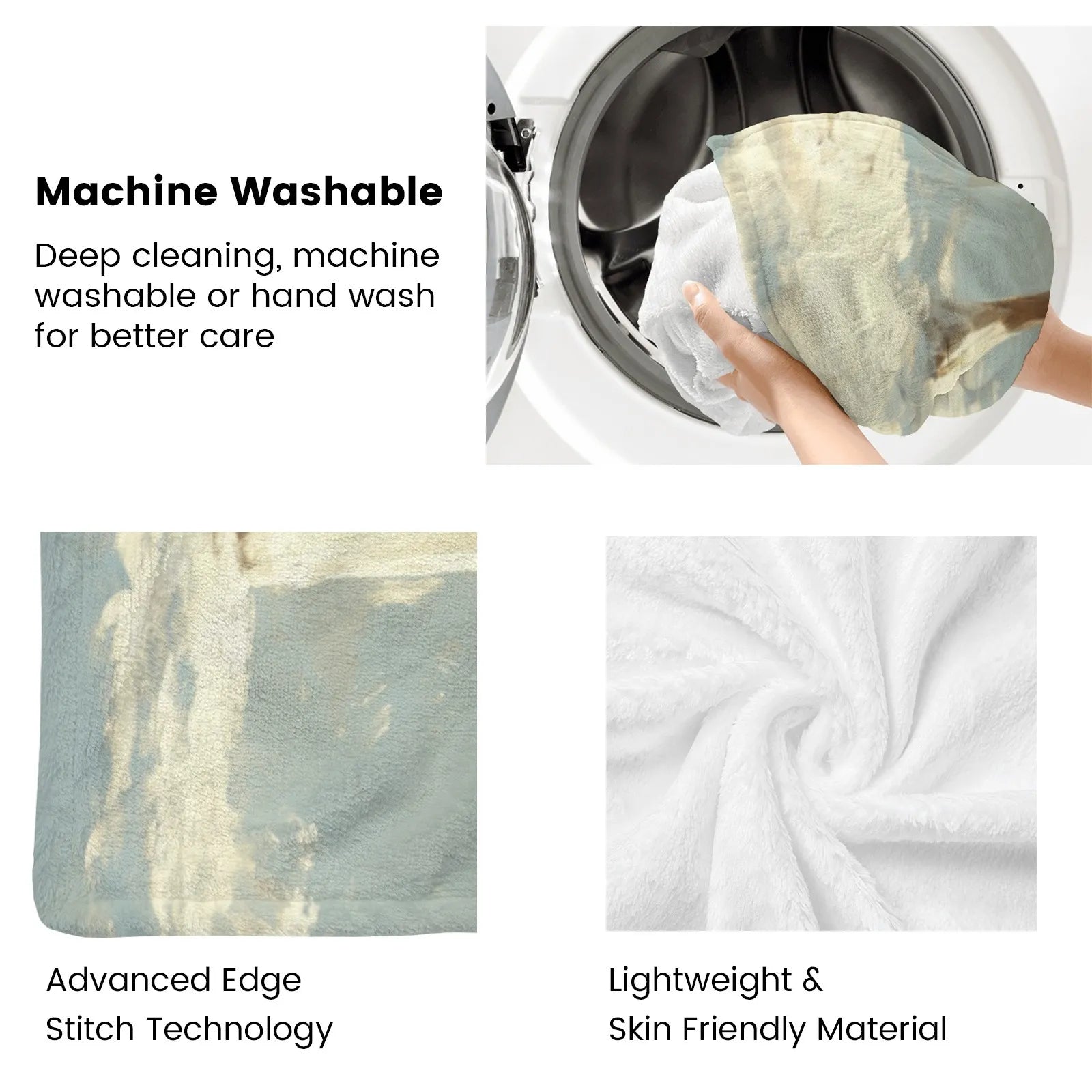 Blankets 1150g Flannel Christmas Theme Winter Reindeer Scene Weighted Baby Blankets PrintToucan - PrintToucanChrismas Gift150cm x 200cm/60"x80"