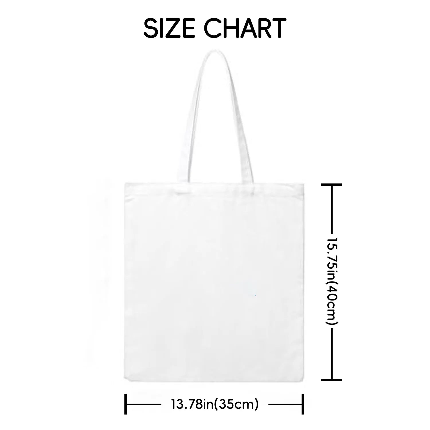 Canvas Bag Durable Canvas Love Good Graphic Tote Made In USA PrintToucan Standard - PrintToucanStandardPrinttoucan-13.8x15.7inch（35x40）cm