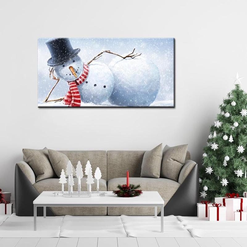 Canvas Prints Christmas Snowman Decor - Suggestions for Xmas Presents Made in USA | Printtoucan - PrintToucan1732024424890929989