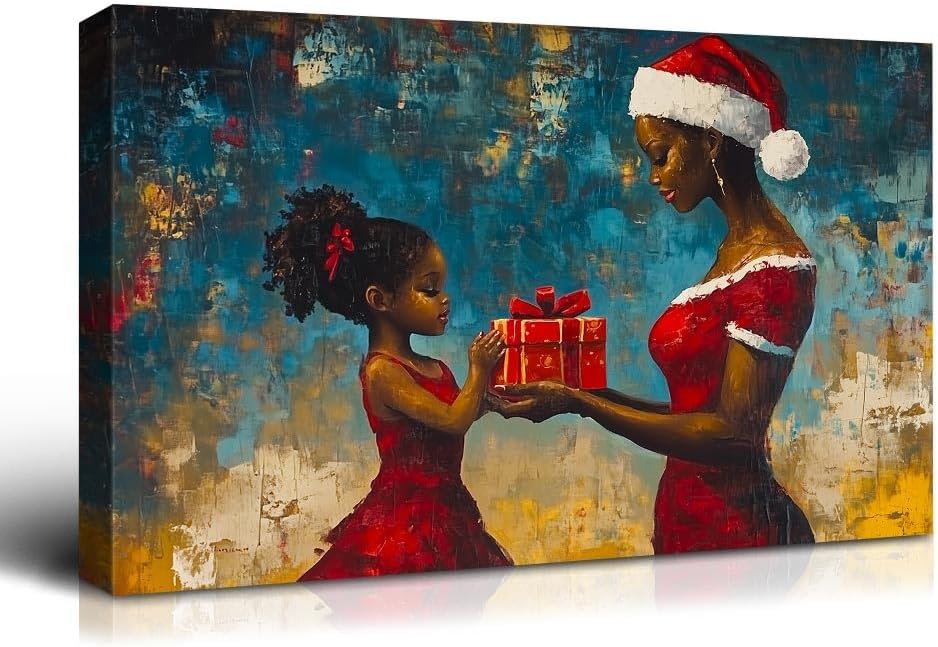 Canvas Prints Rustic Winter Tree Farm Snowman Scene Christmas Wall Art Home Decor | PrintToucan - PrintToucanWWJSDJB2017-16'' L x 12'' W