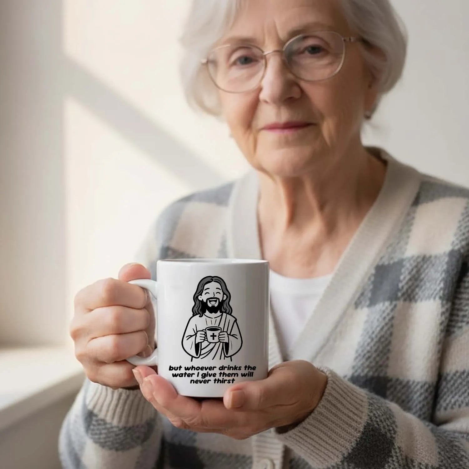 Christian Mug Funny Jesus Bible Verse Coffee Cup Religious Faith Gift PrintToucan - PrintToucanDrinkwarePT-MUG-11OZ-LOVERS