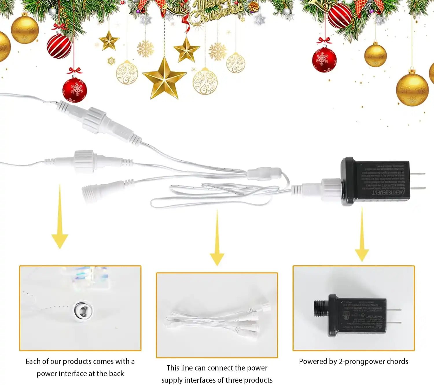 Christmas Deer Decoration Light Up Christmas Decor Deer Set With Sleigh, Holiday Outdoor & Indoor Display | PrintToucan - PrintToucanChrismas Gift