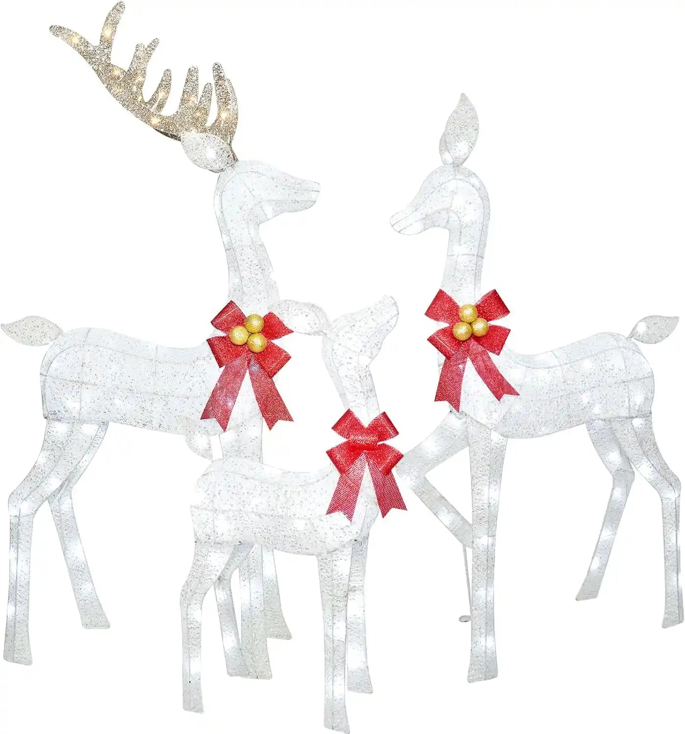 Christmas Deer Decoration Lighted Reindeer Family Set Christmas Décor For Yard & Home – Christmas Decoration | PrintToucan - PrintToucanChrismas Gift