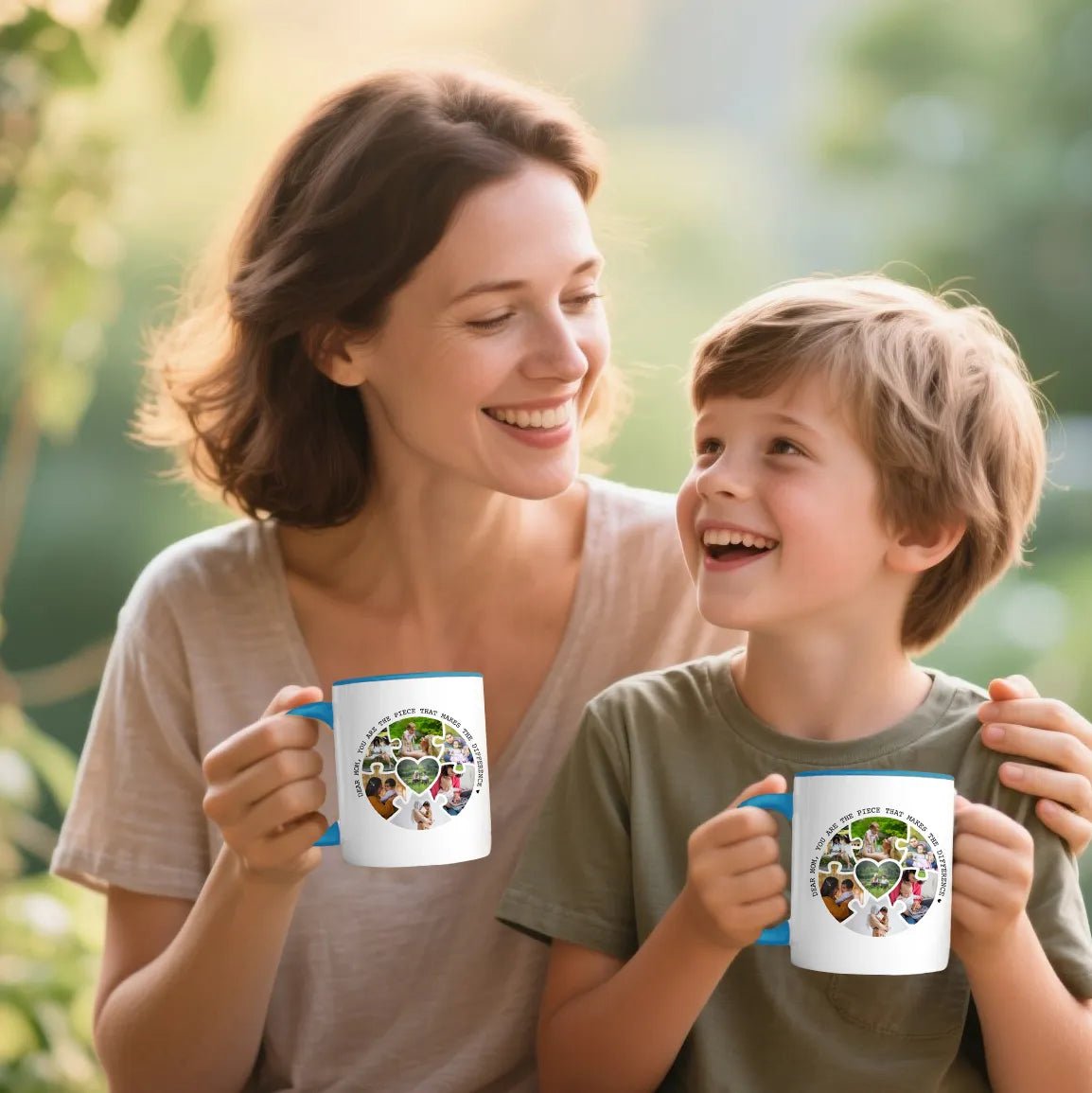 Custom Accent Coffee Mug - 7 - Photo Memory Cup - printtoucan