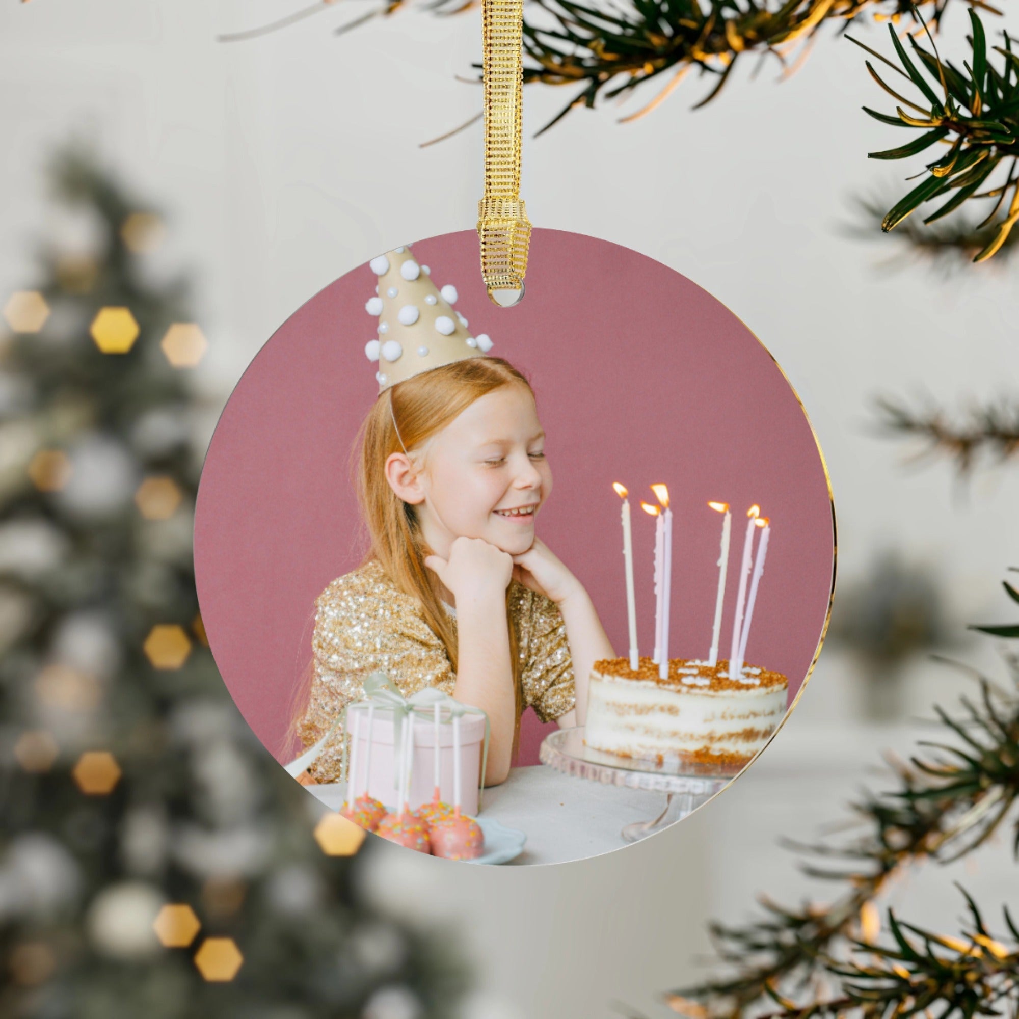 Custom Acrylic Ornaments Birthday Keepsake Fast Printing | PrintToucan - printtoucan
