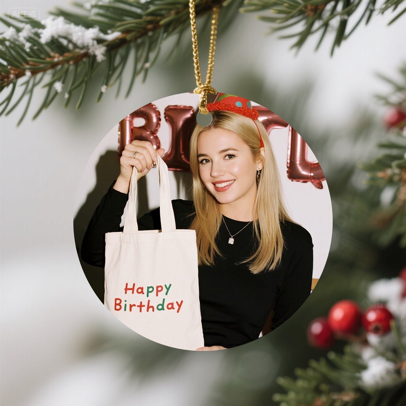 Custom Acrylic Ornaments Birthday Keepsake Fast Printing | PrintToucan - printtoucan