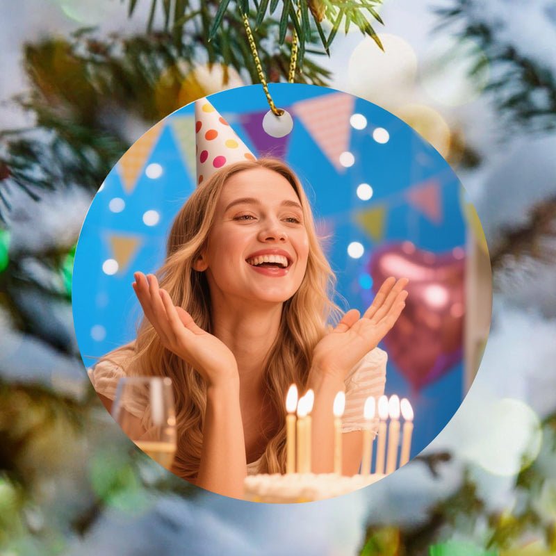 Custom Acrylic Ornaments Birthday Keepsake Fast Printing | PrintToucan - printtoucan
