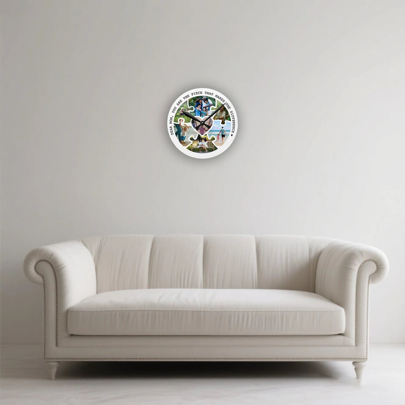 Custom Acrylic Wall Clock - Personalized Home Decor - printtoucan