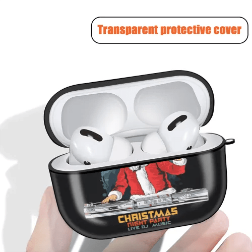 Custom AirPods Pro Cases Shell Black Valentine’s Day Polycarbonate Personalized Photo Text Protective Case PrintToucan - PrintToucanValentine's Day Gifts