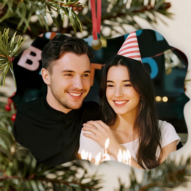 Custom Aluminum Ornament Birthday Gift Photo Upload Fast Printing | PrintToucan - printtoucan