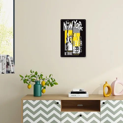 Custom Aluminum Plate Scratch Resistant Wear Resistant Aluminum Photo Text Home Decor PrintToucan - PrintToucanHome DecorPrinttoucan-8 x 12 inch（20.3 x 30.5 cm）