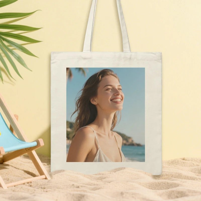 Custom Bags Canvas Bags Photo Upload Travel PrintToucan