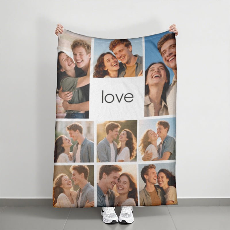 Custom Blanket Arctic Fleece Upload 9 Images and Text PrintToucan - printtoucanC1041819642072 - 30''×40''