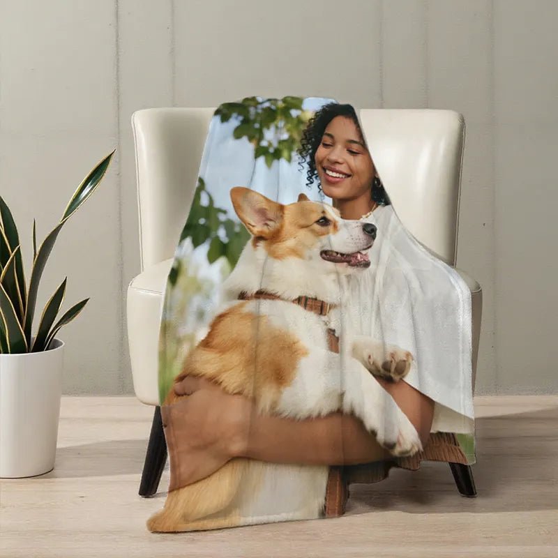 Custom Blankets Personalized Pet Photo Blanket PrintToucan