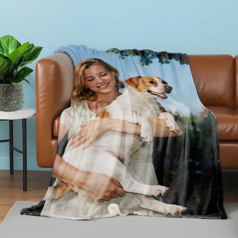Custom Blankets Personalized Pet Photo Blanket PrintToucan