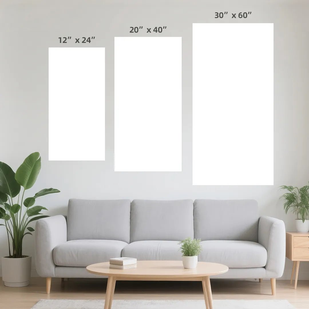Custom Canvas Prints 1 by 2 Vertical PrintToucan - printtoucan