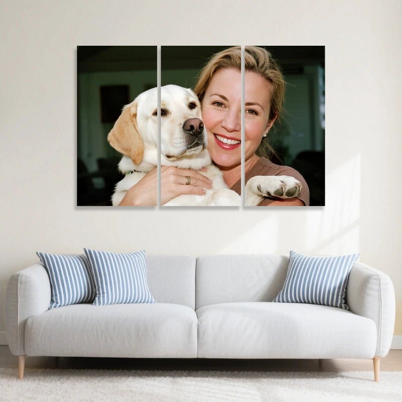 Custom Canvas Prints 3 Panel Triptych Photo Print 1 Image Printtoucan