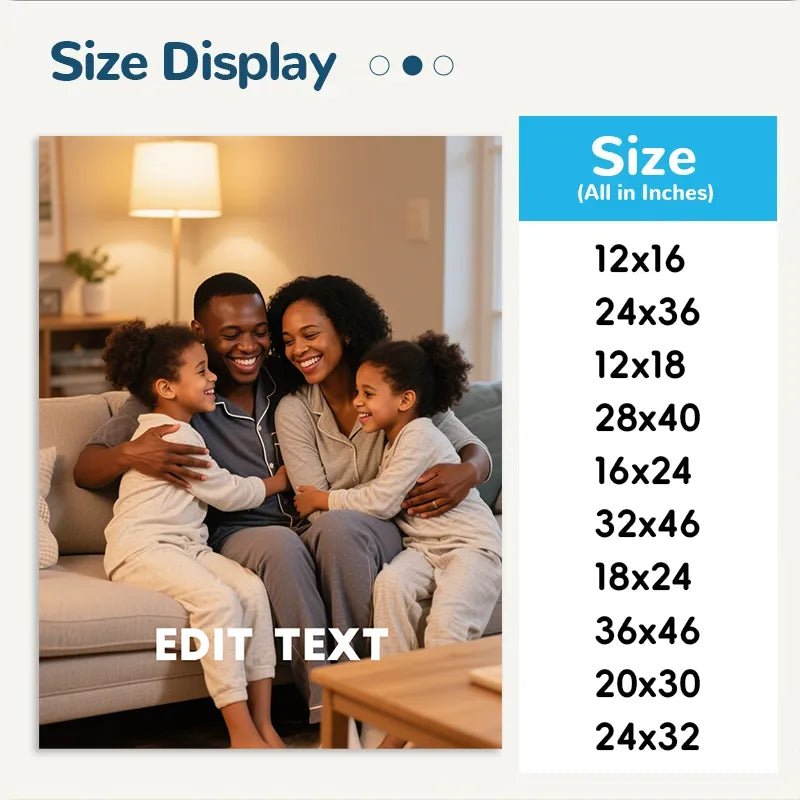 Custom Canvas Prints Wall Art Canvas Personalized Photo And Text Home Decor PrintToucan - PrintToucanChrismas GiftPrinttoucan-12 x 16-1.5‘’