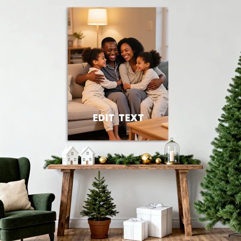 Custom Canvas Prints Wall Art Canvas Personalized Photo And Text Home Decor PrintToucan - PrintToucanChrismas GiftPrinttoucan-12 x 16-1.5‘’