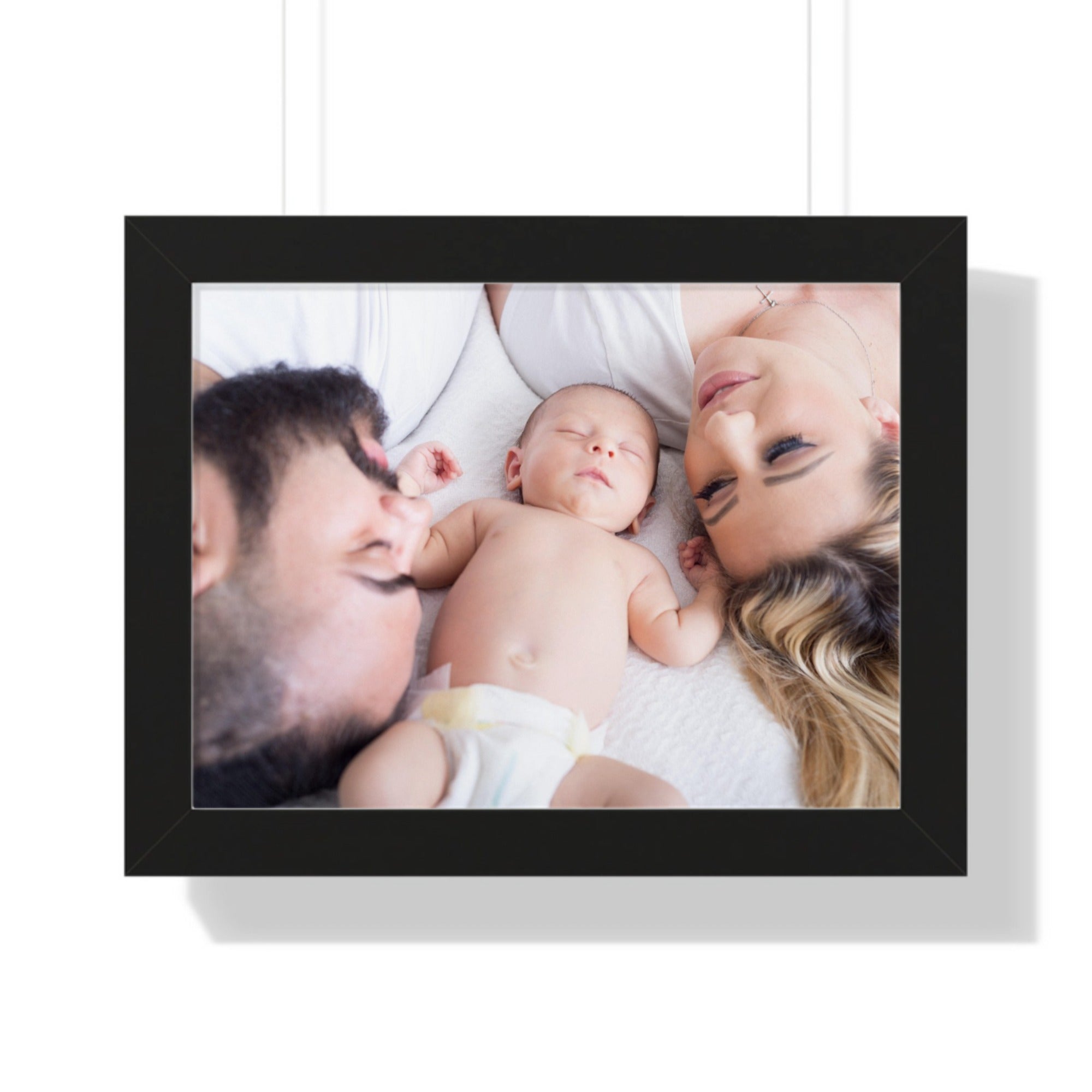 Custom Cotton Poster Framed Horizontal with Image Upload PrintToucan - printtoucan