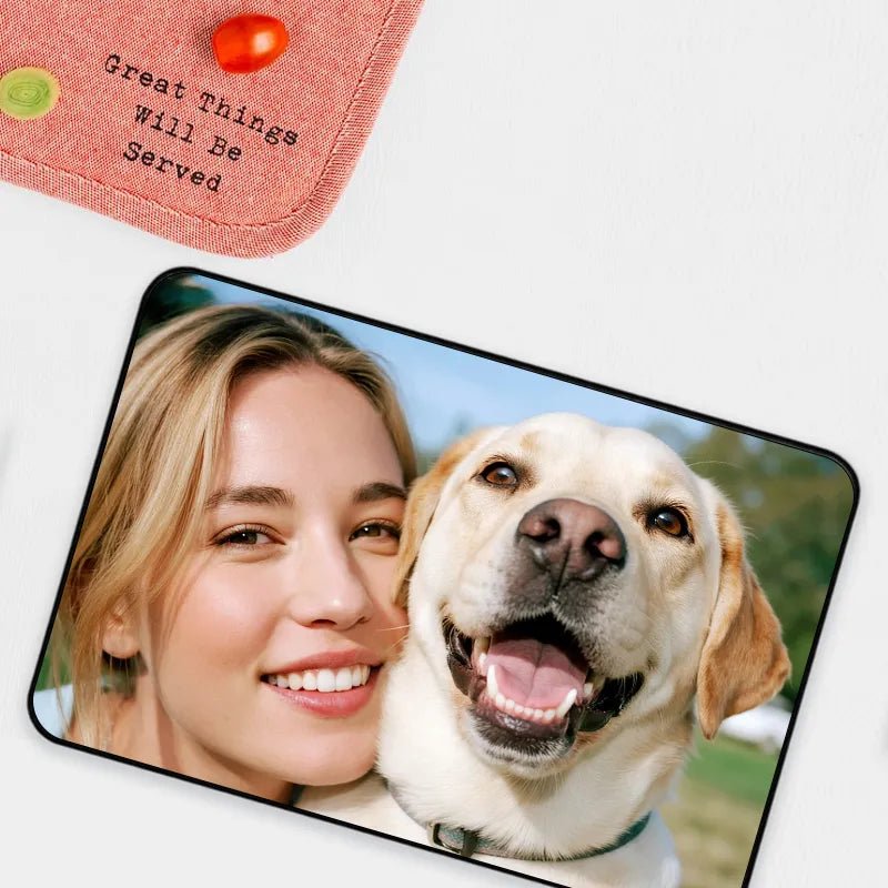Custom Desk Mat with Uploadable Image Work & Pet PrintToucan - printtoucan