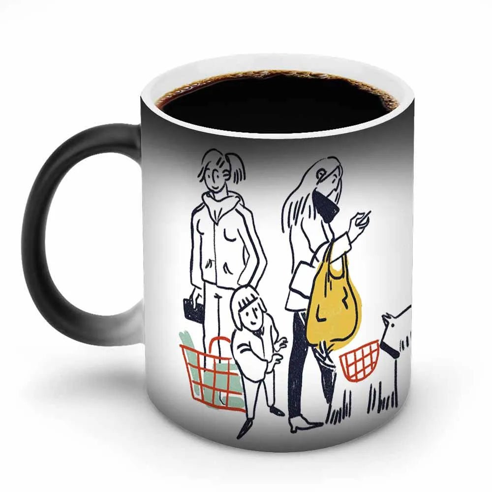 Custom Discoloration Mug With Photo & Text Holiday Theme Photo Prints Personalized | PrintToucan - PrintToucanHome Decor